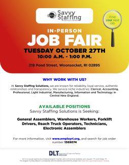Savvy Staffing 10.27